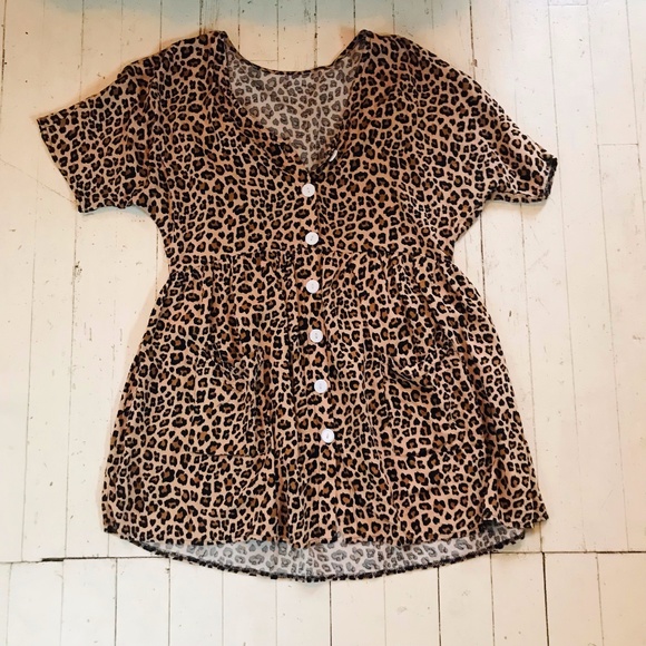 Leopard Print Dress - Picture 1 of 1